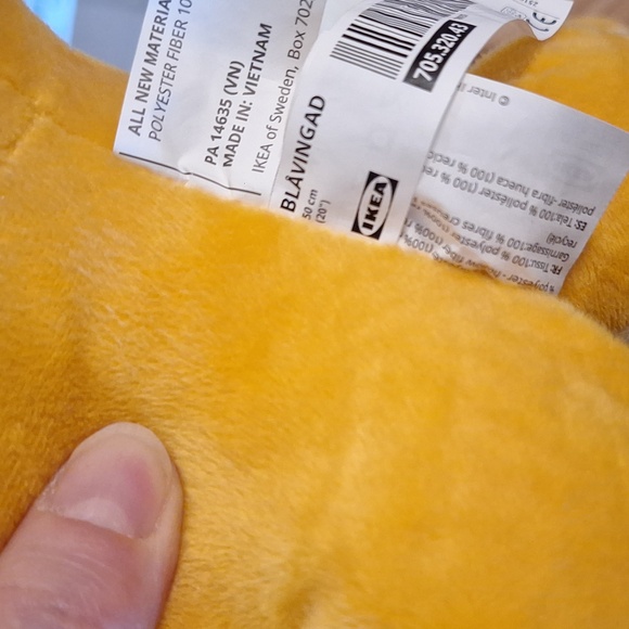 Ikea Large Yellow Octopus Plush - Picture 3 of 8